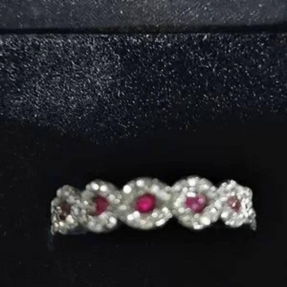 INFINITY RUBY DIAMOND RING - SIZE 7